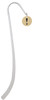 Gold Tone Disc 1/2'' - Symbol - Exclamation Point - ! - Charm Bookmark