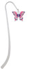 Large Hot Pink & Purple Butterfly Charm Bookmark