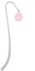 Small Pink Enamel Disc Charm Bookmark