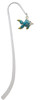 Blue Tropical Fish with Yellow Fins Charm Bookmark