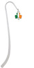 2-D Irish Flag Shamrock Charm Bookmark