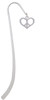 Heart Peace Sign Charm Bookmark