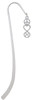Peace - Heart - Softball Charm Bookmark