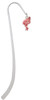 Hot Pink Flamingo Charm Bookmark