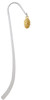 Gold Tone Pine Cone Charm Bookmark