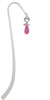 3-D Pink Baby Pacifier Charm Bookmark