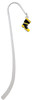 Black and Yellow Firefighter Boot Charm Bookmark
