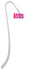 Hot Pink ''Little Sister'' with Heart Charm Bookmark
