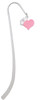 Pink Heart with Nurse Hat Charm Bookmark