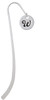 Large Script Letter - W - 3/4'' Disc - Charm Bookmark