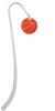 3/4'' Enamel Basketball Charm Bookmark