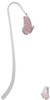 Large Translucent Pink Flying Butterfly Charm Bookmark