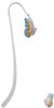 Large Translucent Pastel Flying Butterfly Charm Bookmark