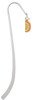 3-D Enamel Orange Slice Charm Bookmark