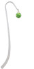 10mm Lime Green Crystal Drop Charm Bookmark