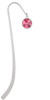 12mm Crystal Rivoli - Hot Pink Charm Bookmark