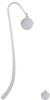 Stainless Steel Disc Charm Bookmark