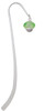 Lime Green Faceted Glass Spinner Charm Bookmark