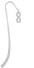 Crystal Infinity Sign Charm Bookmark