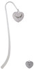 Nurses Rock on AB Crystal Heart Charm Bookmark