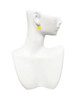 Acrylic 3/4" Yellow Megaphone French Earrings