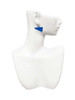 Acrylic 1.25" Royal Blue Megaphone French Earrings