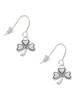 Antiqued Shamrock French Earrings
