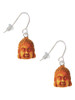 Resin Buddha Head French Earrings