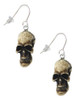 Resin Skull French Earrings