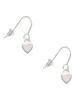 Mini Smooth Heart French Earrings