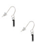 Black Number - 1 French Earrings