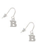 Small Greek Letter - Beta - French Earrings