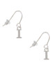 Small Greek Letter - Iota - French Earrings
