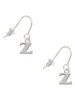 Small Greek Letter - Zeta - French Earrings