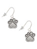 Large Paw French Earrings