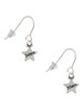 Mini ''Believe'' Star French Earrings