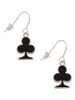 Card Suit - Club French Earrings