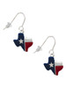 Red and Blue Texas French Earrings