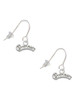 Script ''Princess'' French Earrings