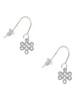 Mini Open Infinity Knot French Earrings