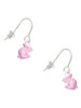 Mini Pink Bunny French Earrings