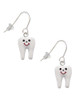 Enamel Tooth French Earrings