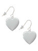Heart Locket French Earrings