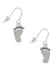 Foot French Earrings