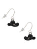Black Cowboy Hat French Earrings