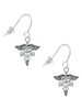 Registered Nurse Caduceus French Earrings