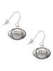 Large Football French Earrings