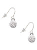 Mini Volleyball - Two Sided - French Earrings