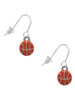 Mini Basketball - Two Sided - French Earrings