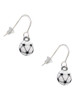 Mini Soccer ball - Two Sided - French Earrings